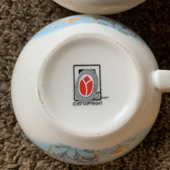 Delton Products Summer River Tea Pot w/Cup Set - Picture 9 of 9